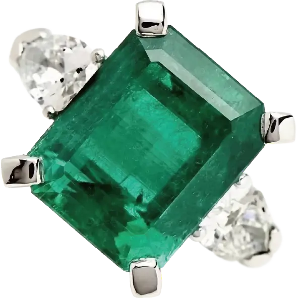 エメラルドリング 6.65ct コロンビア産 買取参考価格
